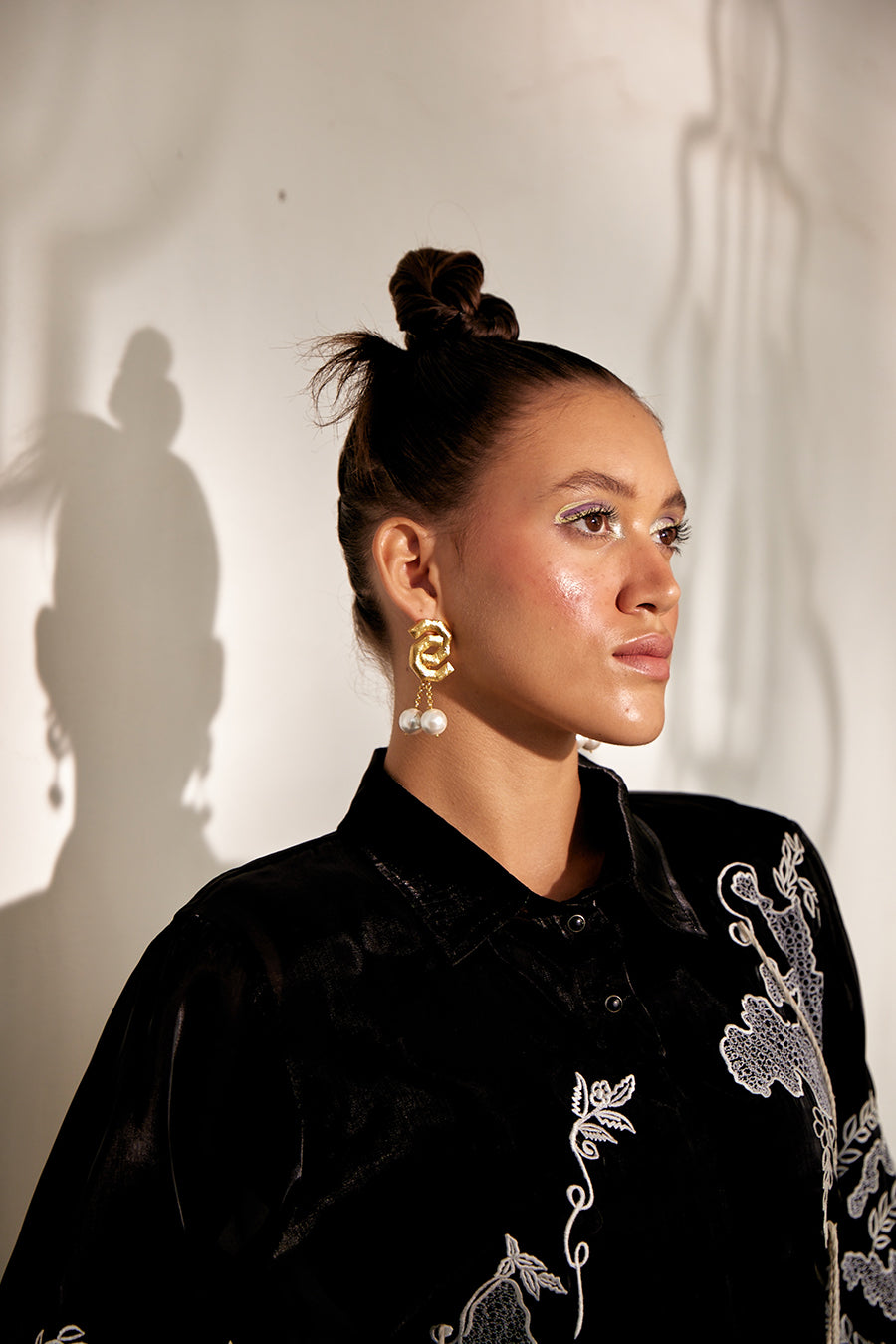 ALM - Symphony plated earrings