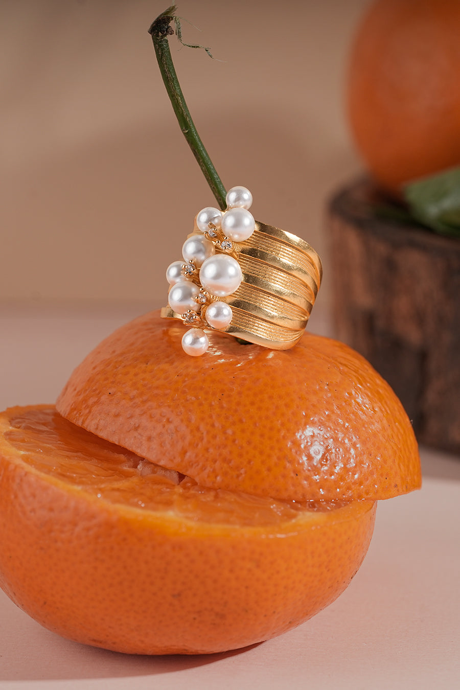 ALM - Pearly affair ring