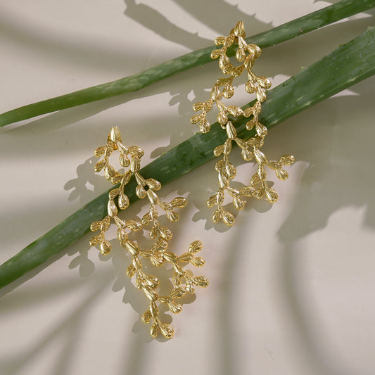 ALM- Cacti Long Earrings